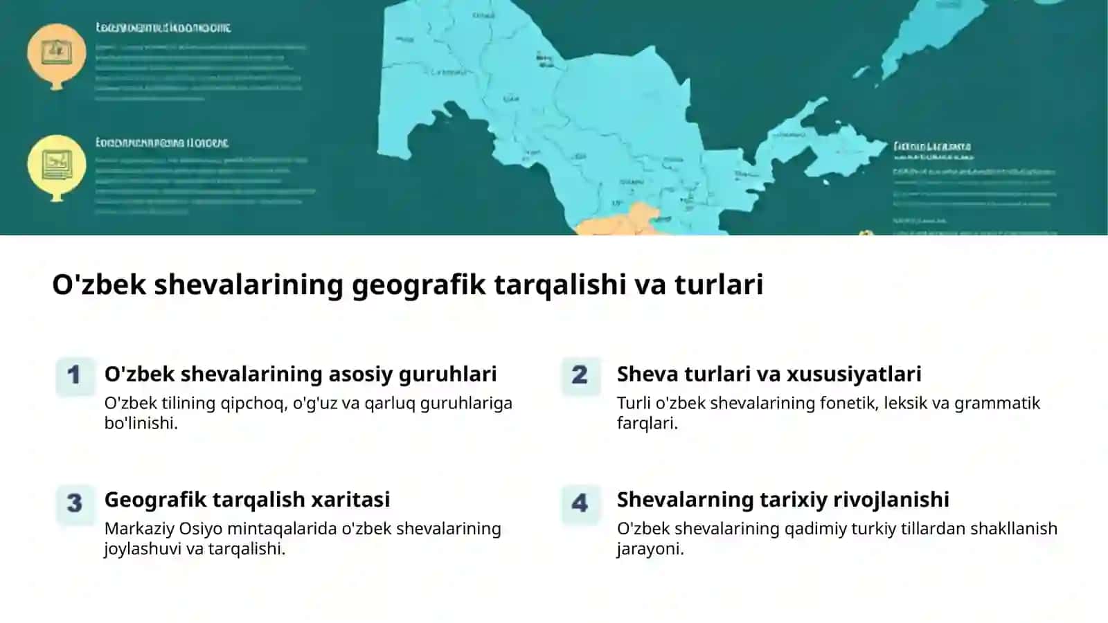 O'zbek tili: adabiy til va shevalar 2