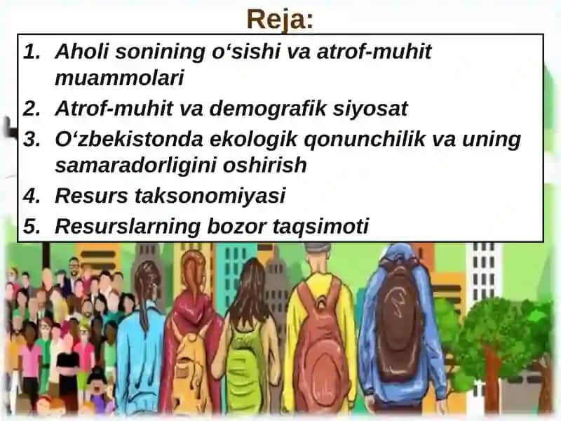 INSON EKOLOGIYASI 2