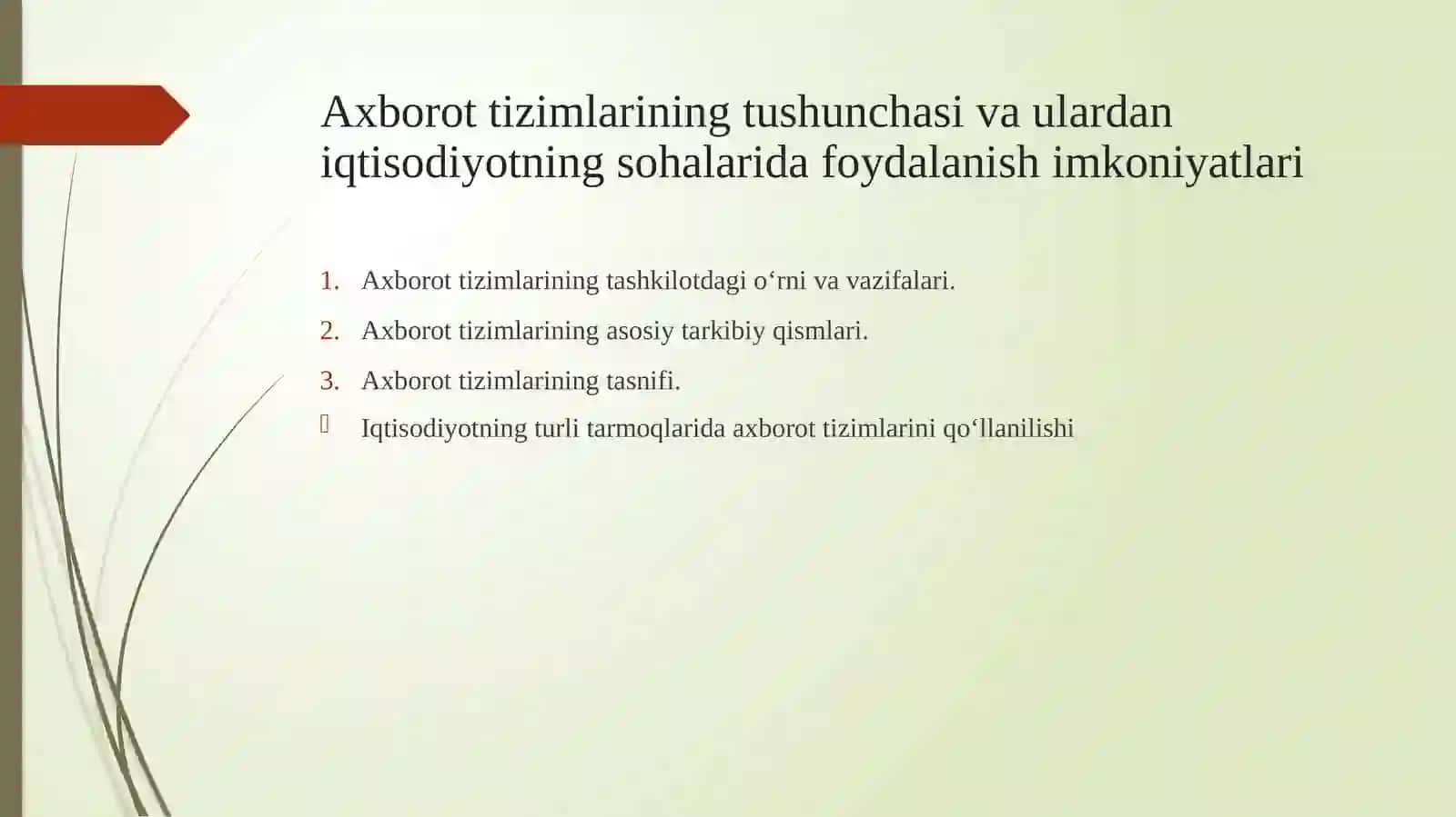 Axborot tizimi(AT) 2