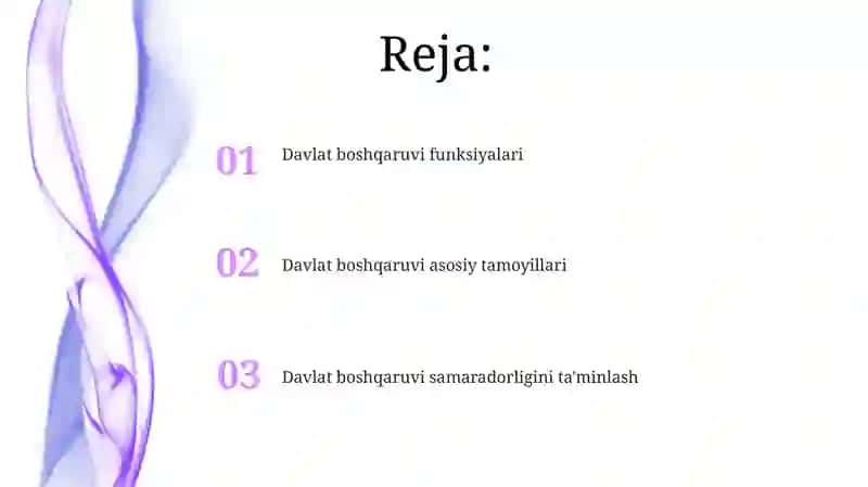Davlat boshqaruvi funksiyalari 2