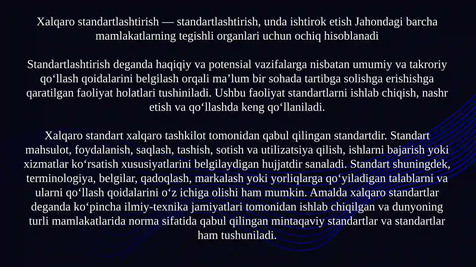 Xorijiymamlakatlardastandartlashtirish 2