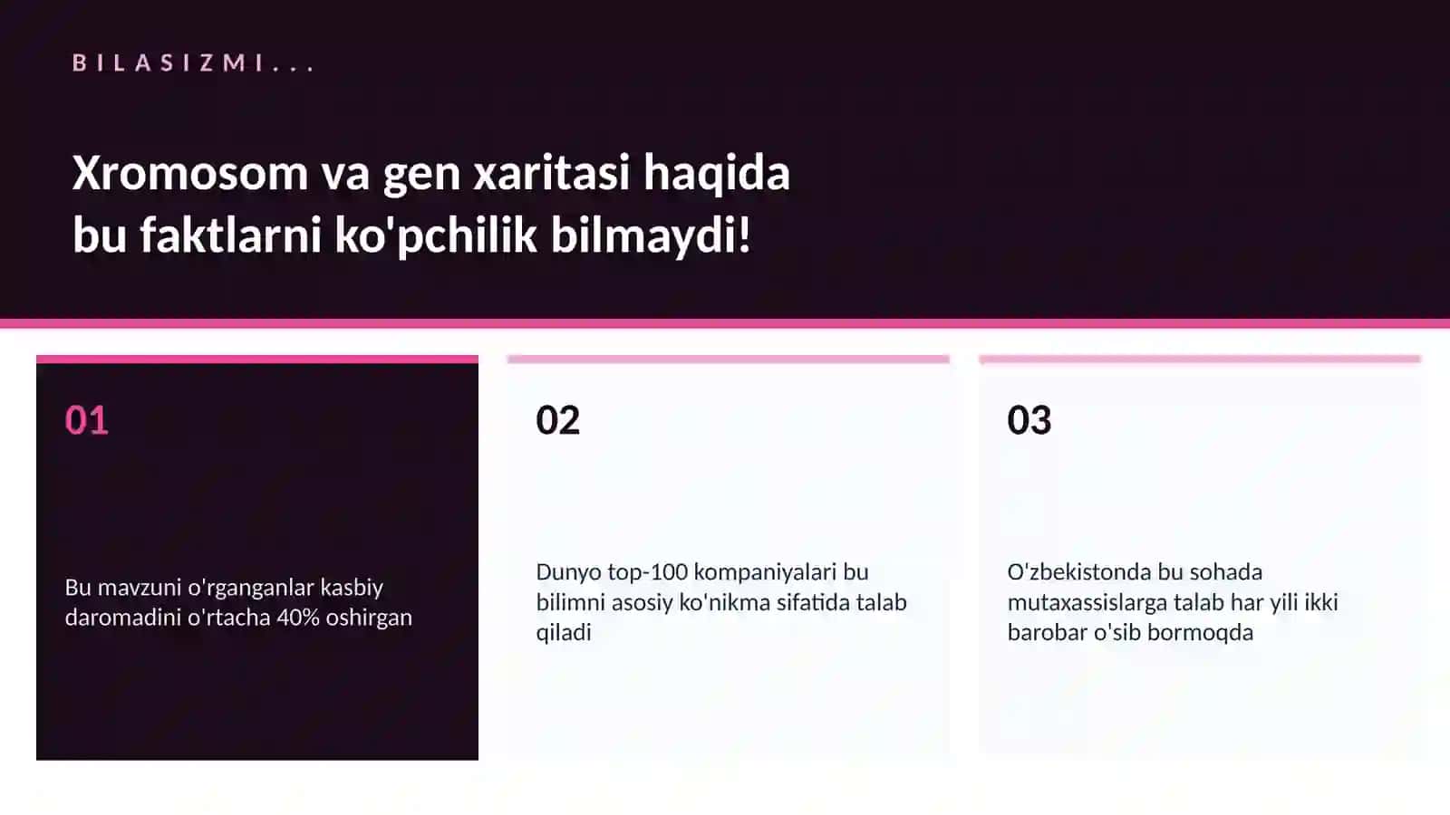Xromosom va gen xaritasi 2