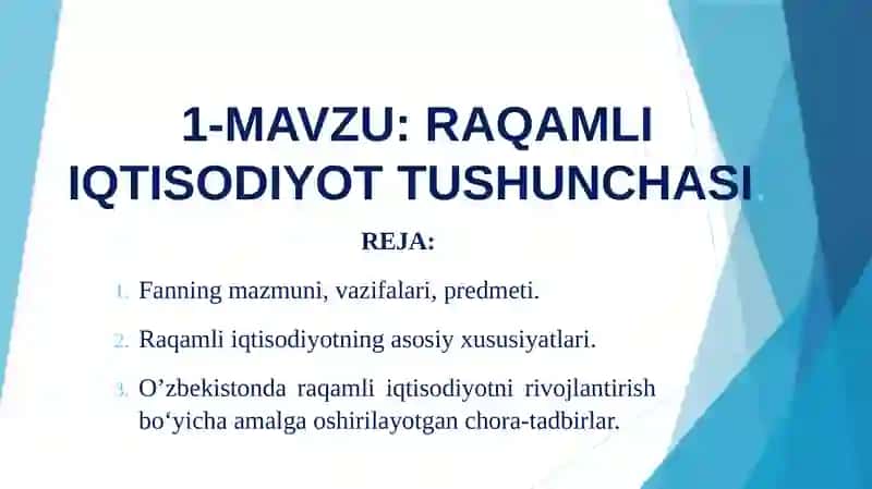 RAQAMLI IQTISODIYOT TUSHUNCHASI 2