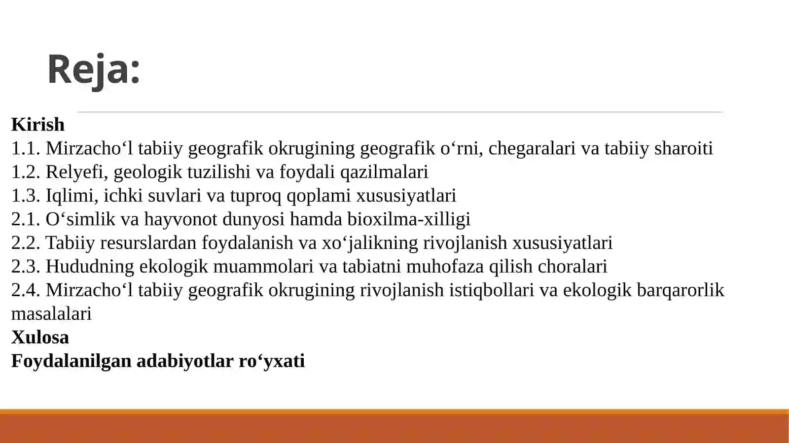 MIRZACHO‘L TABIIY GEOGRAFIK OKRUGI 2