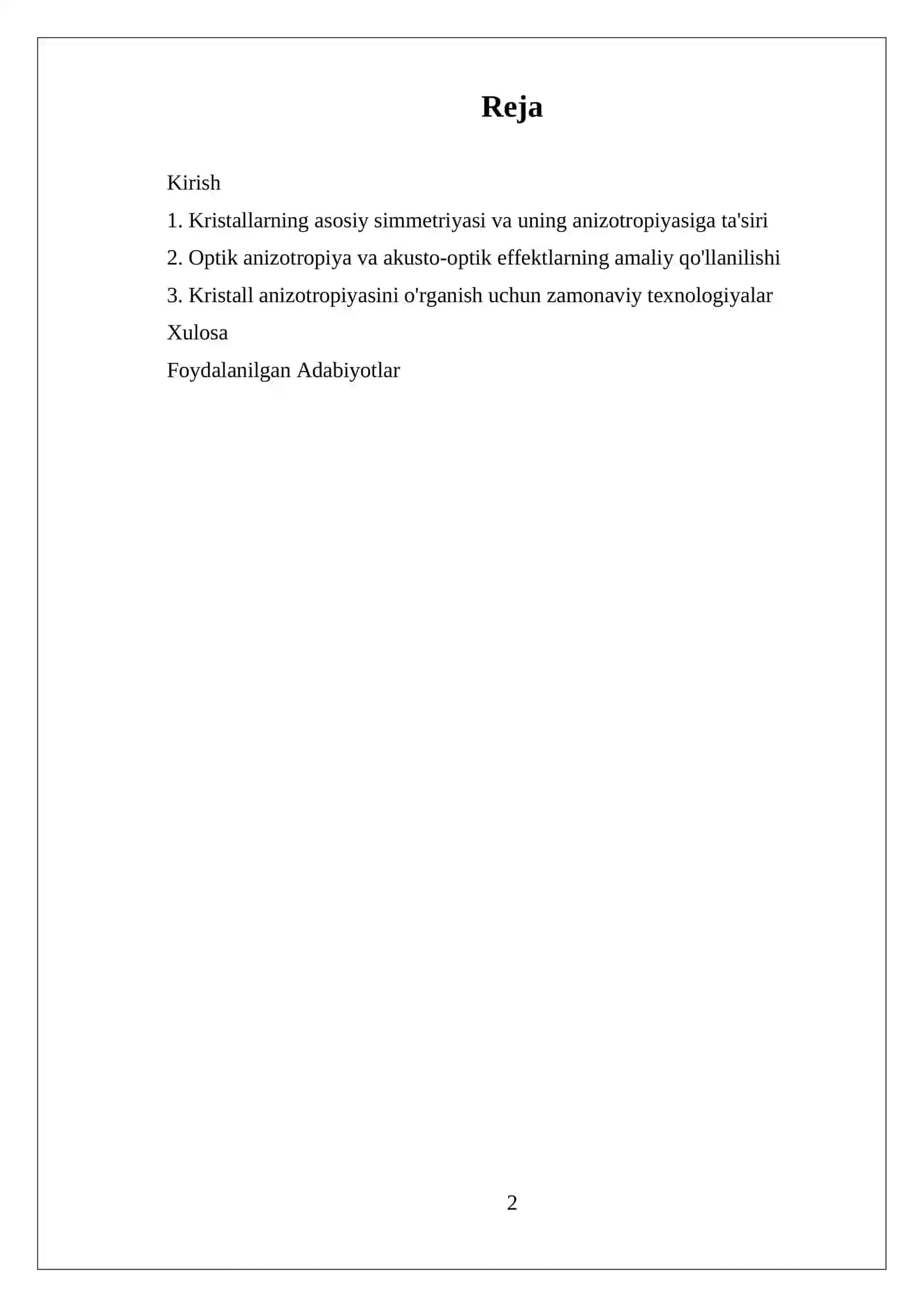 KRISTALLARNING ANIZOTROPLIGI 2