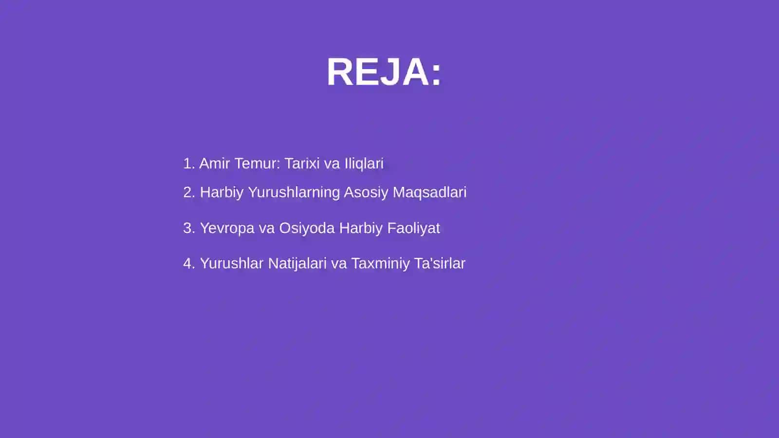 Amir temur harbiy yurushlari 2