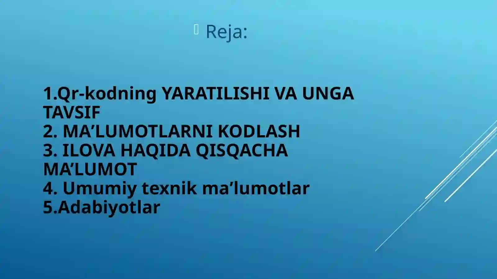 QR kod bilan ishlash 2