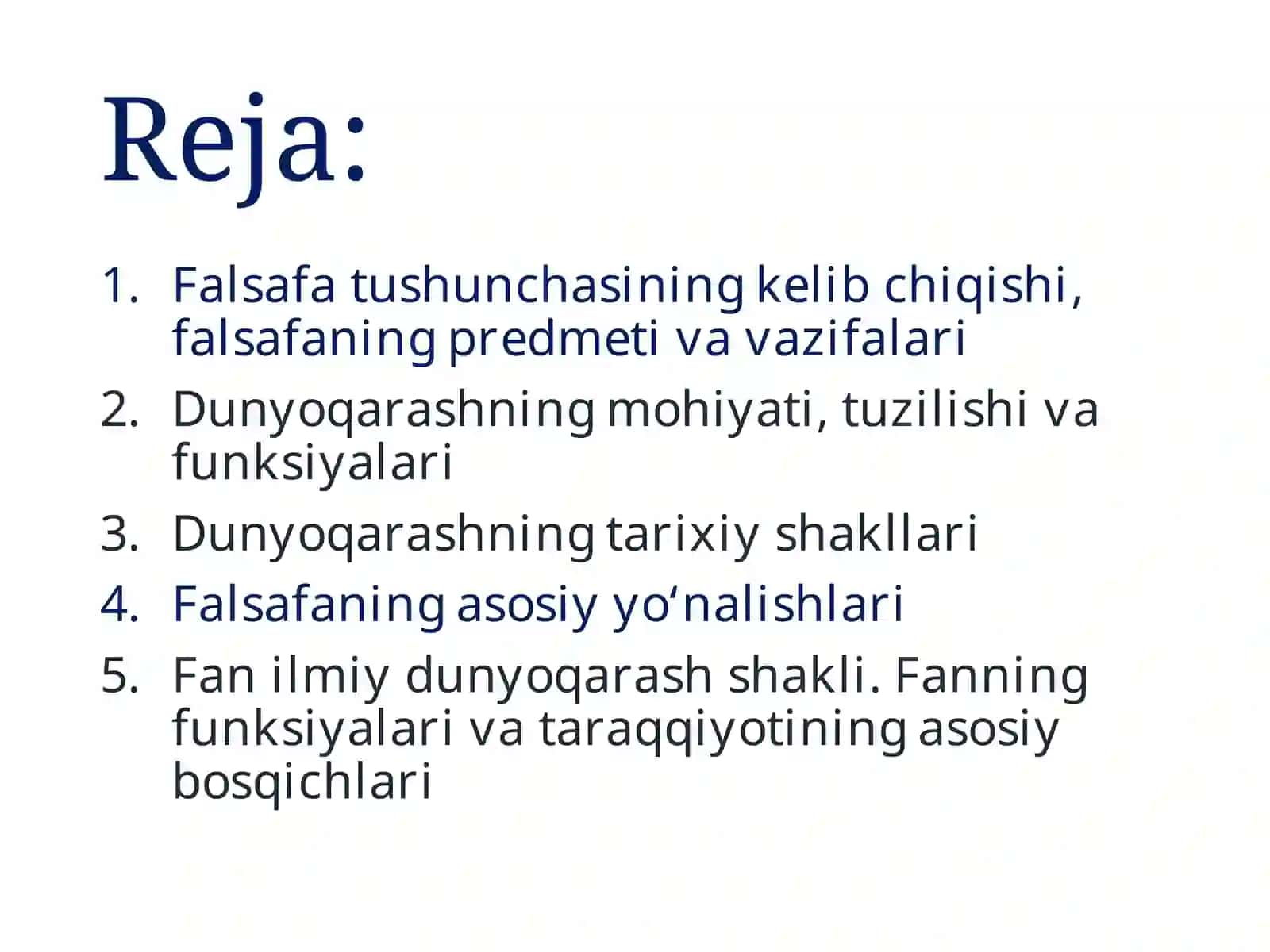 Falsafa 2