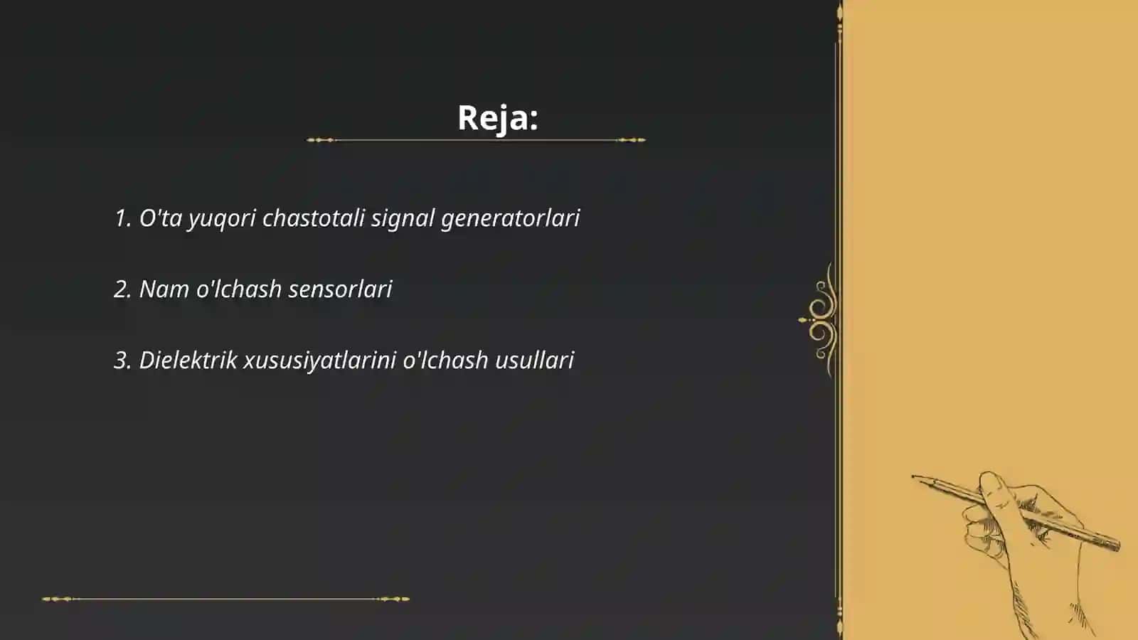 O'ta yuqori chastotali signal generatorlari 2