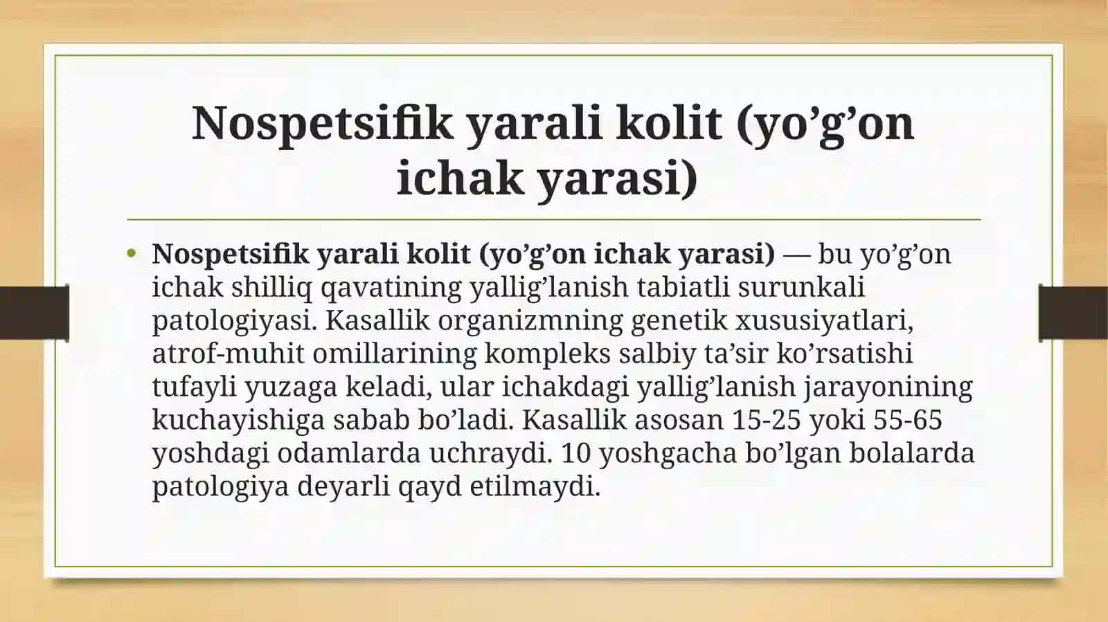 NOSPETSIFIKYARALI KOLIT 2