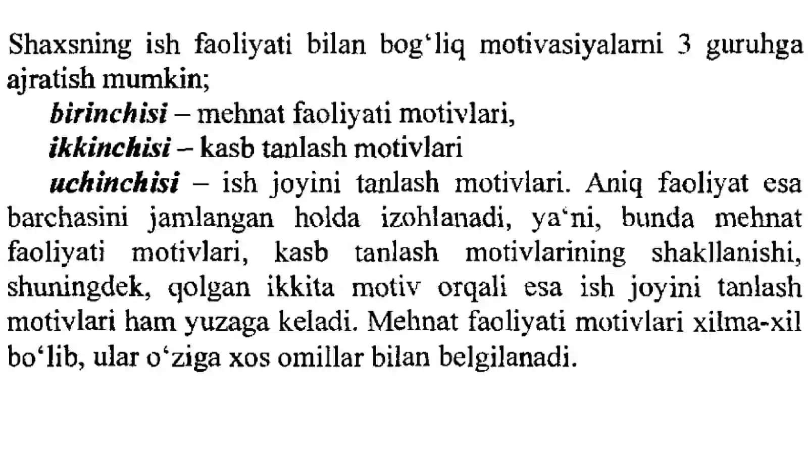 MUVAFFAQIYATLI KASBIY FAOLIYAT  MOTIVATSIYASI 2
