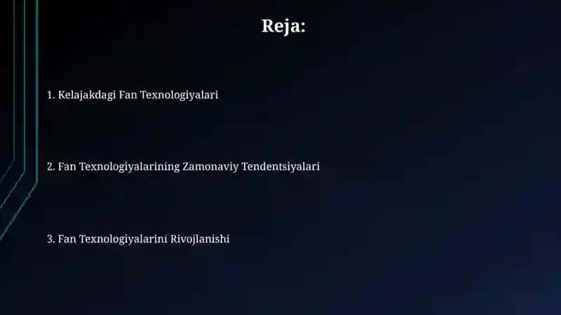 Fan Texnika taraqqiyoti 2