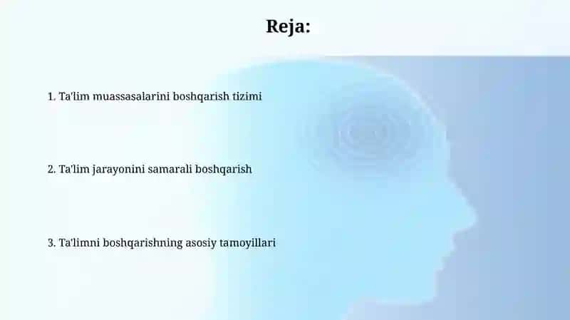 Ta'lim menejment asoslari 2