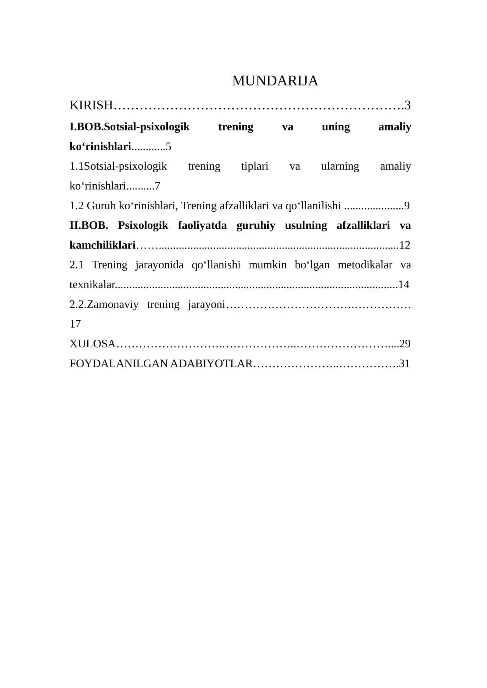 Psixologik trening asoslari 2