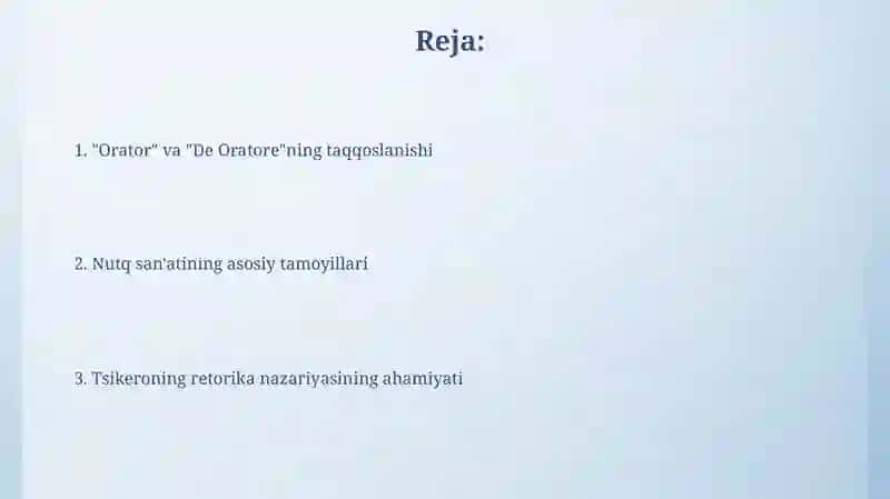 Sitseronning "Notiq" va "Notiqlar haqida" asari 2
