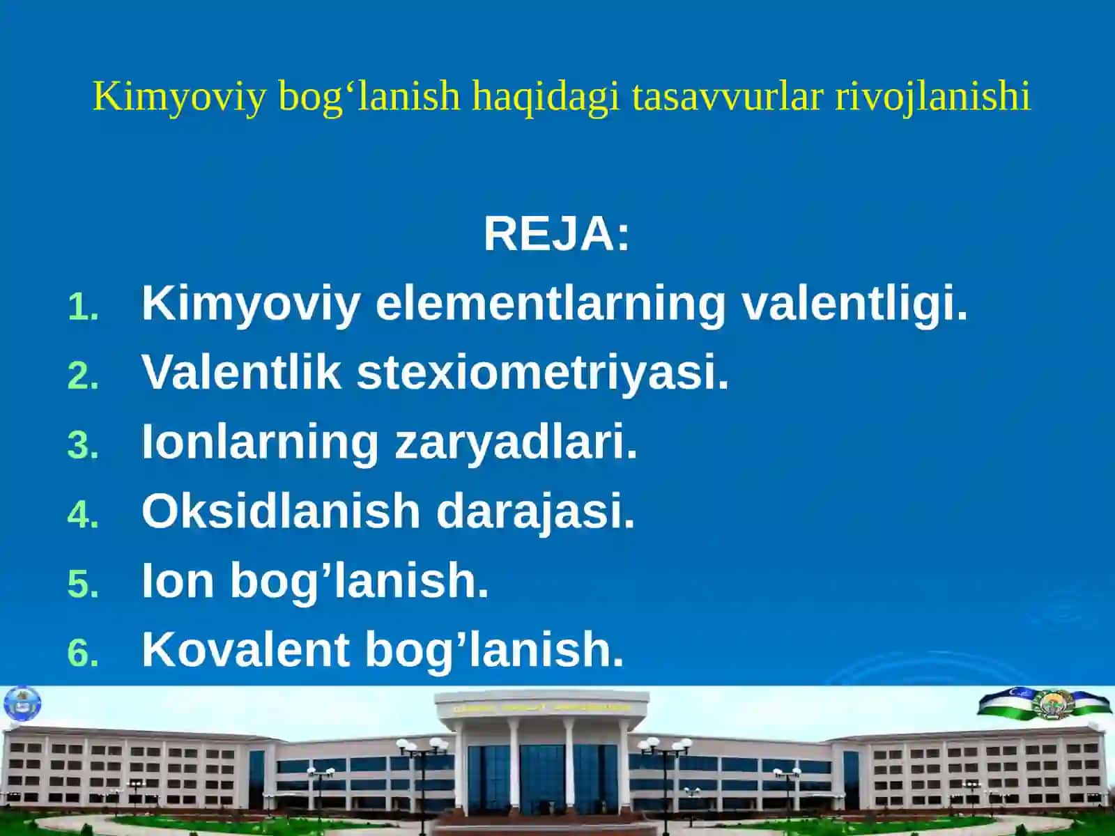 Kimyo muhandisligi ta’lim yo’nalishi 2