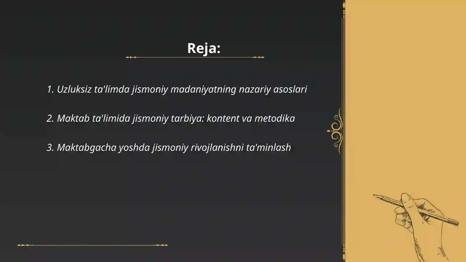 Uzluksiz taʼlim. Jismoniy madaniyat 2