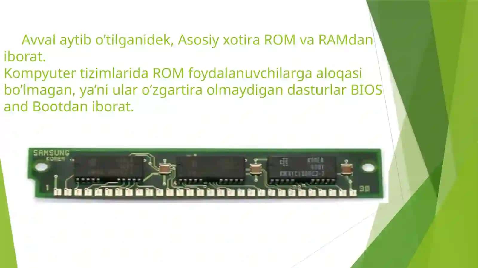 Asosiy xotira – RAM 2