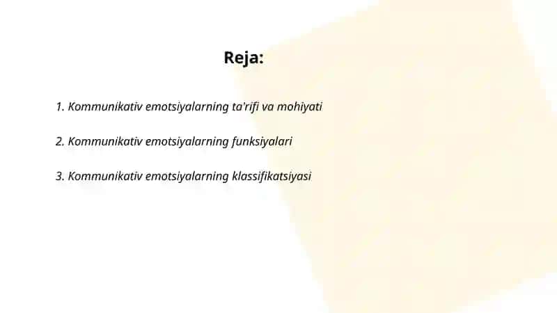 Kommunikativ emotsiyalar 2