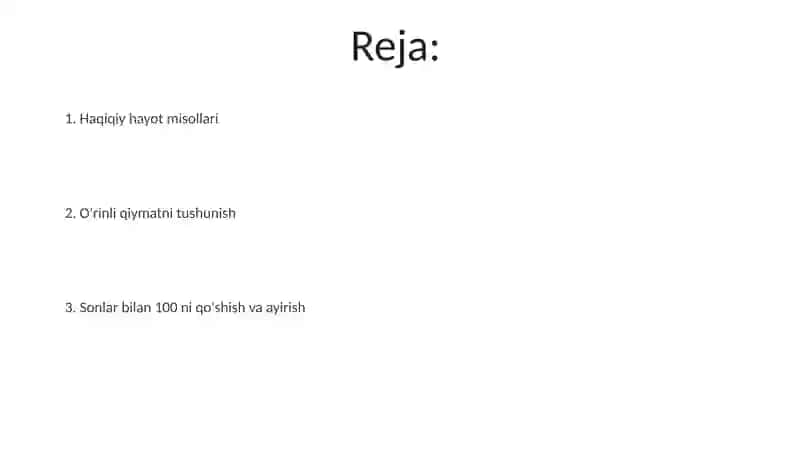 Sonlar chizig'i strategiyalari 2