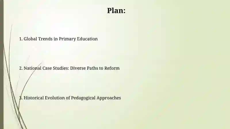 Global Trends in Primary Education 2