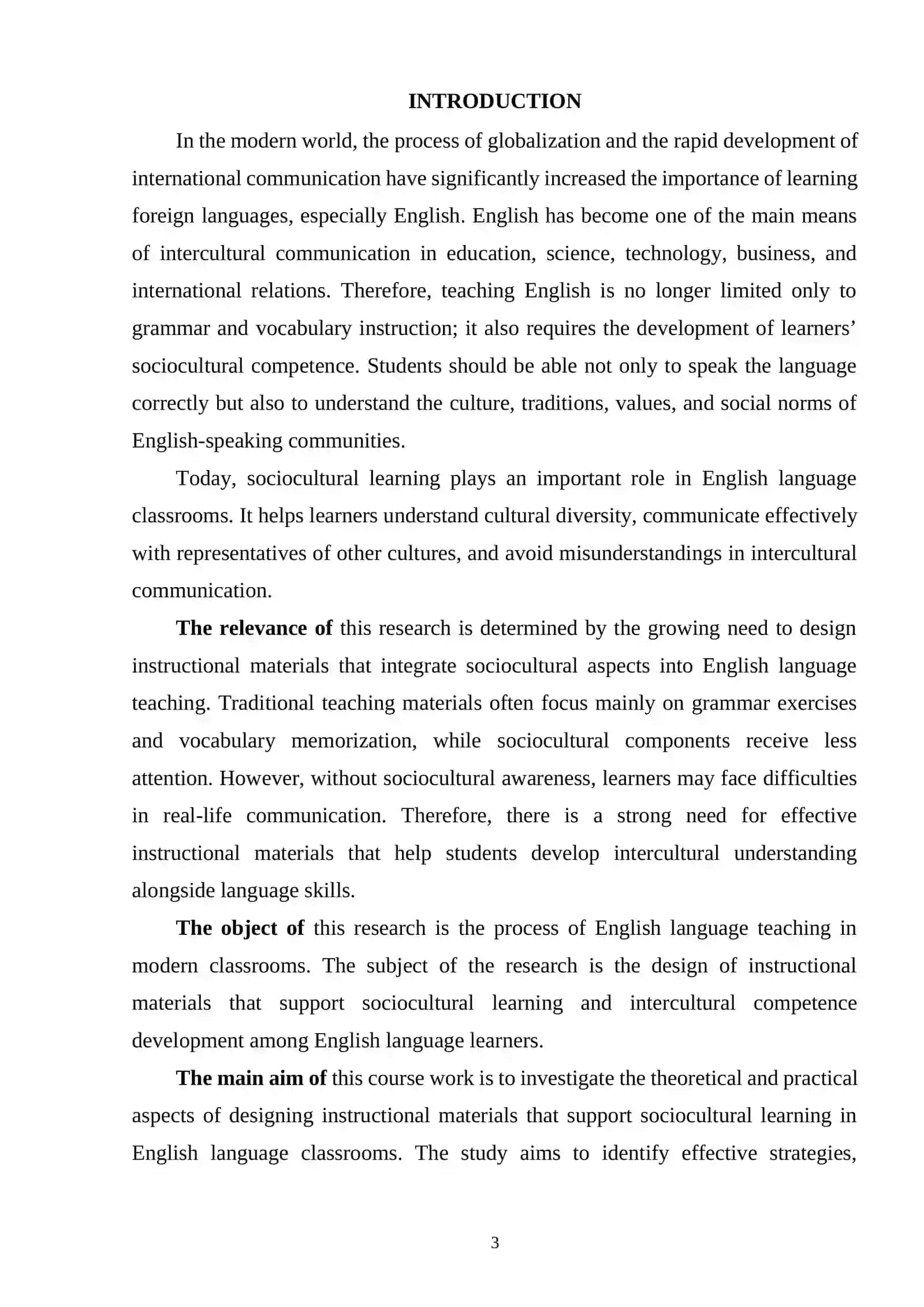 DESIGNING INSTRUCTIONAL MATERIALS THAT SUPPORT SOCIOCULTURAL LEARNING IN ENGLISH LANGUAGE CLASSROOMS 2