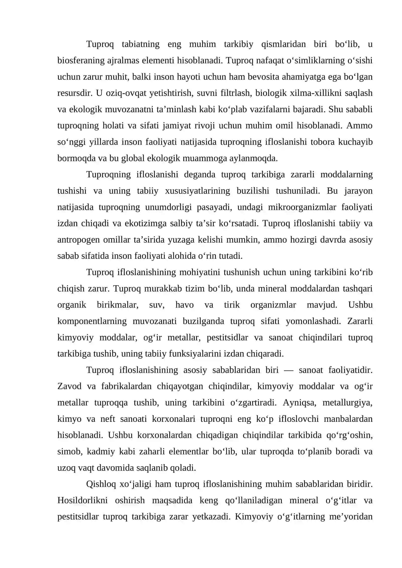 TUPROQNING IFLOSLANISHI 2