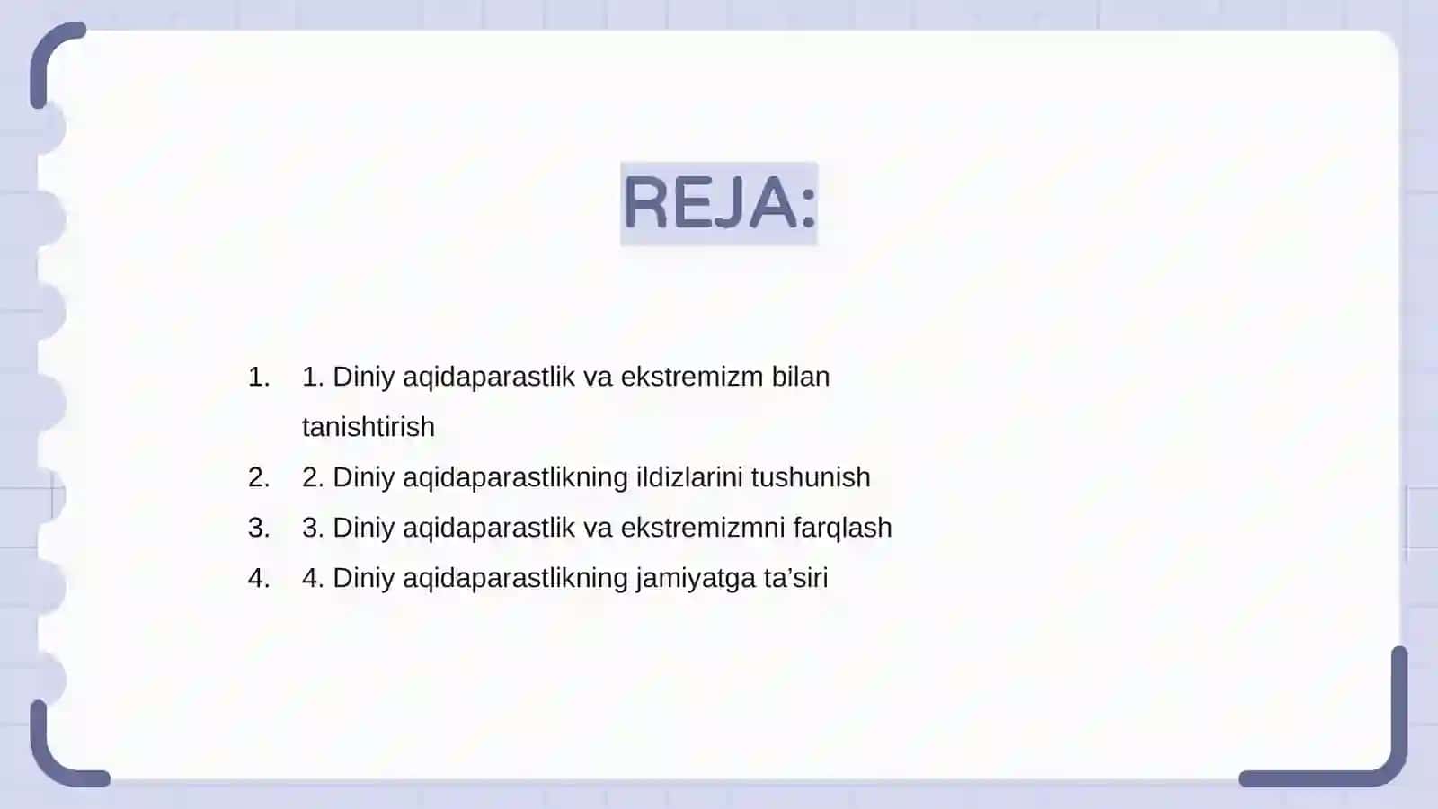 Diniy aqidaparastlik va ekstrimizm 2