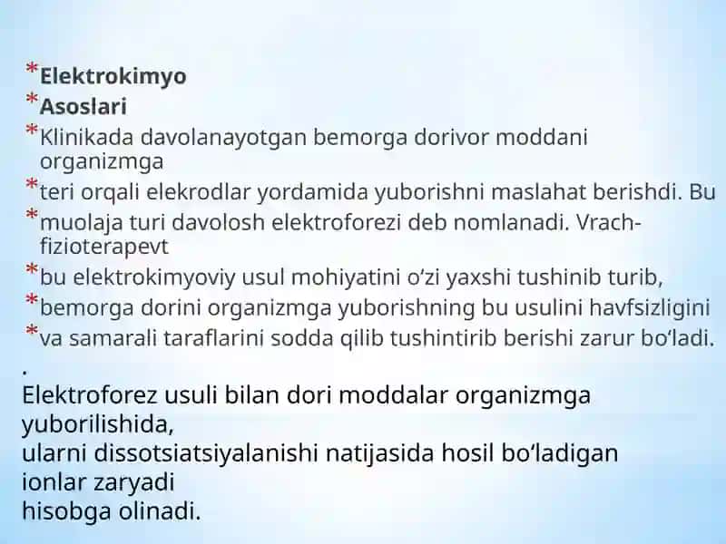 Elektrokimyo asoslari 2