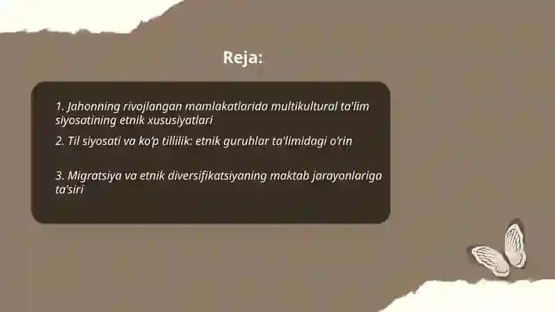 Jahonning rivojlangan mamlakatlarida tarbiyaviy jarayonlarning etnik xususiyatlari 2