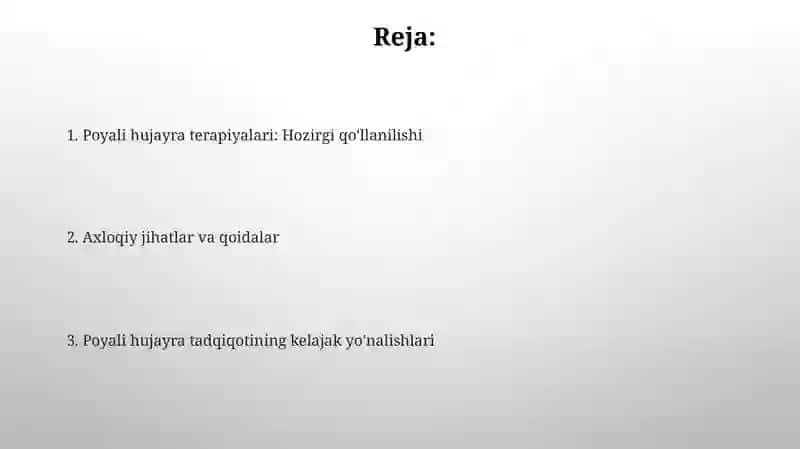 Poyali hujayra terapiyalari 2