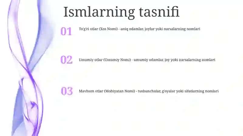 Ot SoʻZ Turkumi 2