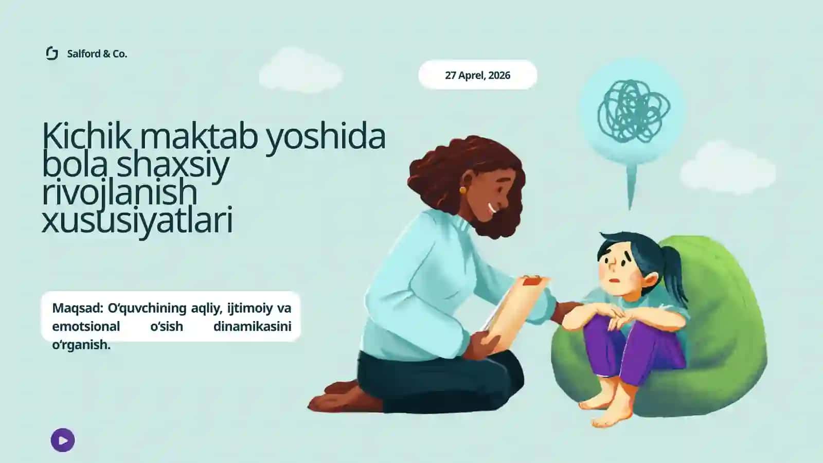 Kichik maktab yoshida bola shaxsiy rivojlanish xususiyatlari 2