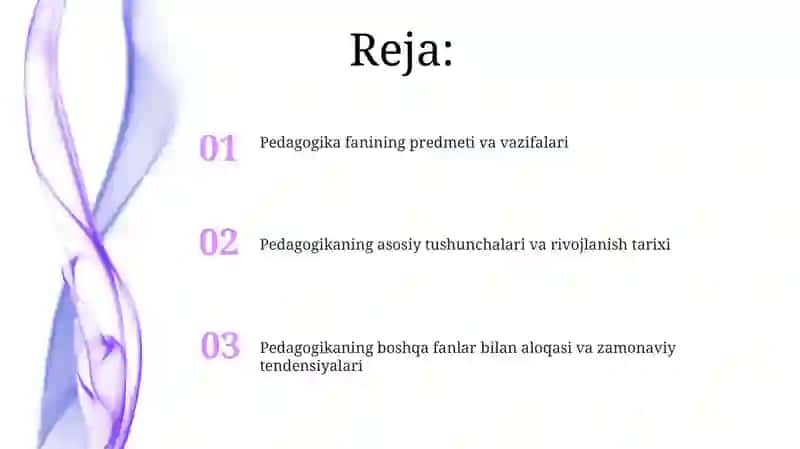 Pedagogika fanining predmeti va vazifalari 2