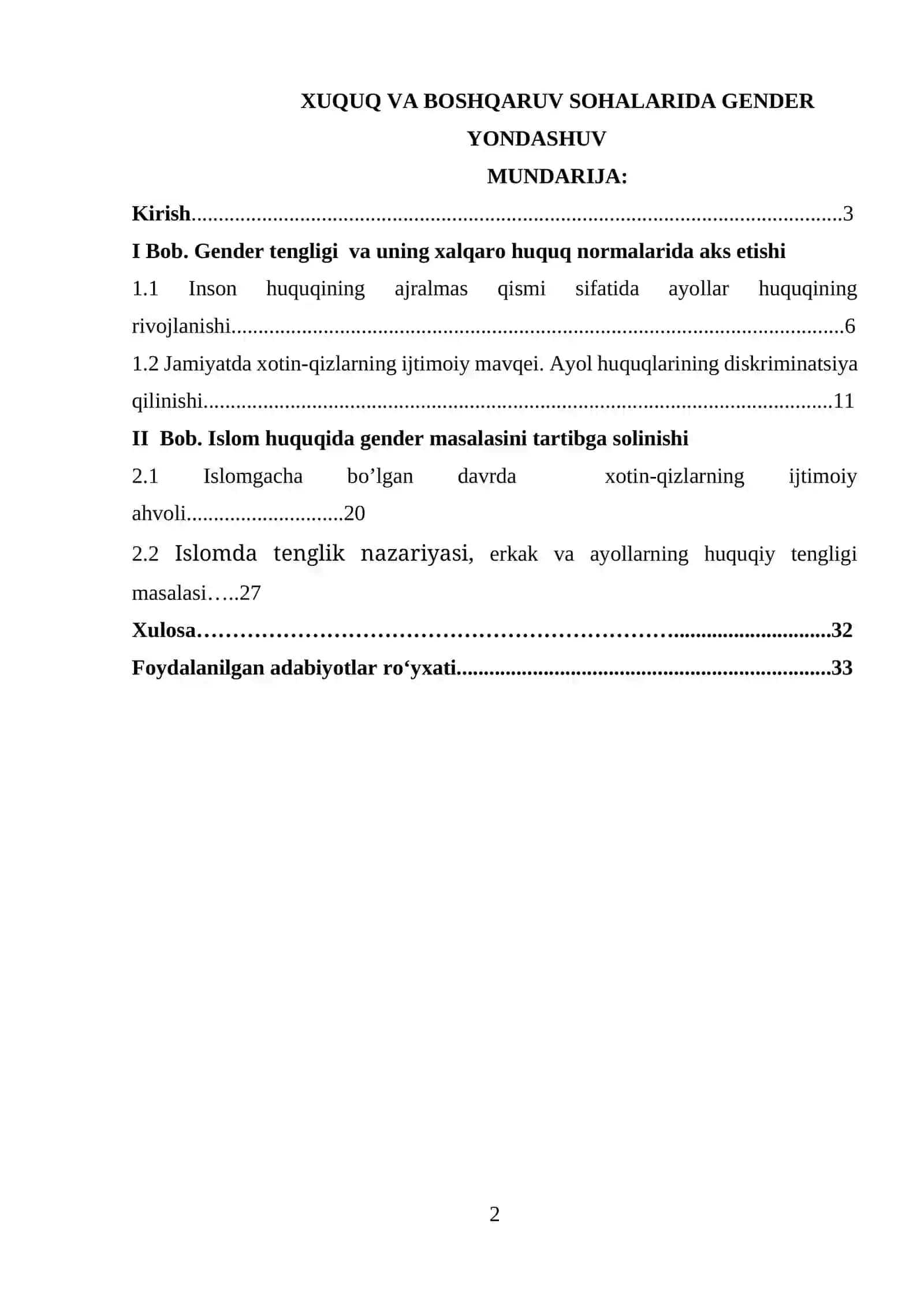 XUQUQ VA BOSHQARUV SOHALARIDA GENDER YONDASHUV 2