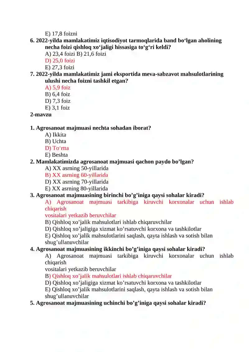 "Qishloq xo‘jaligi tarmog‘i" 2