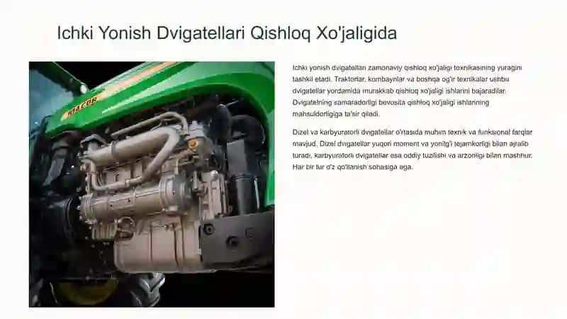 Ichki Yonish Dvigatellari 2