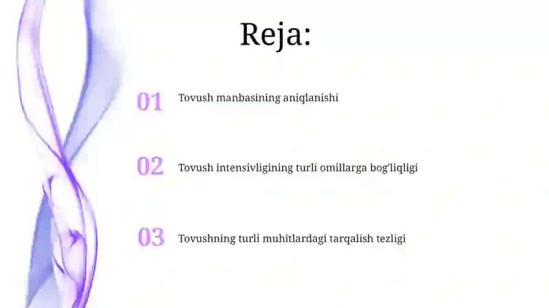 Tovush kuchi balandligi 2