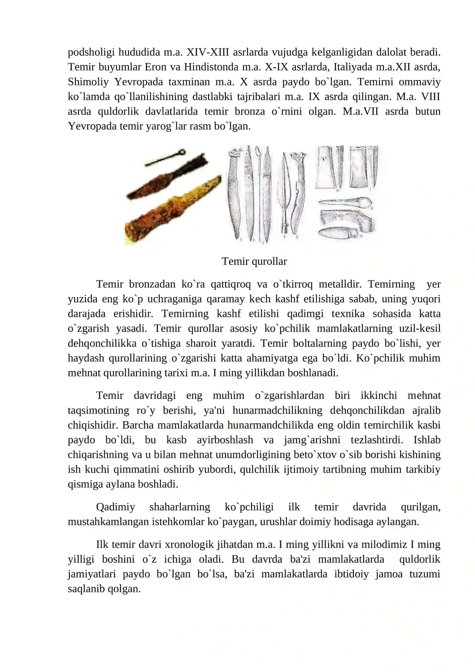 TЕMIR DAVRI ARXЕOLOGIYASI 2