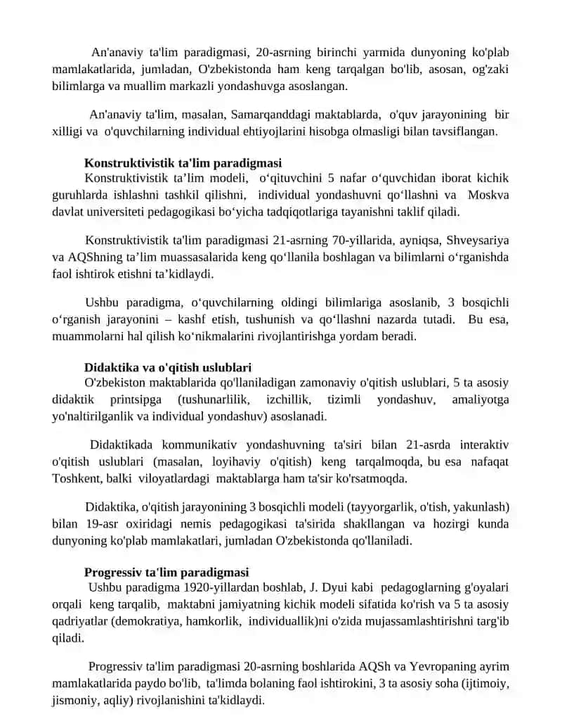 Didaktika: Ta'lim nazariyasi sifatida 2