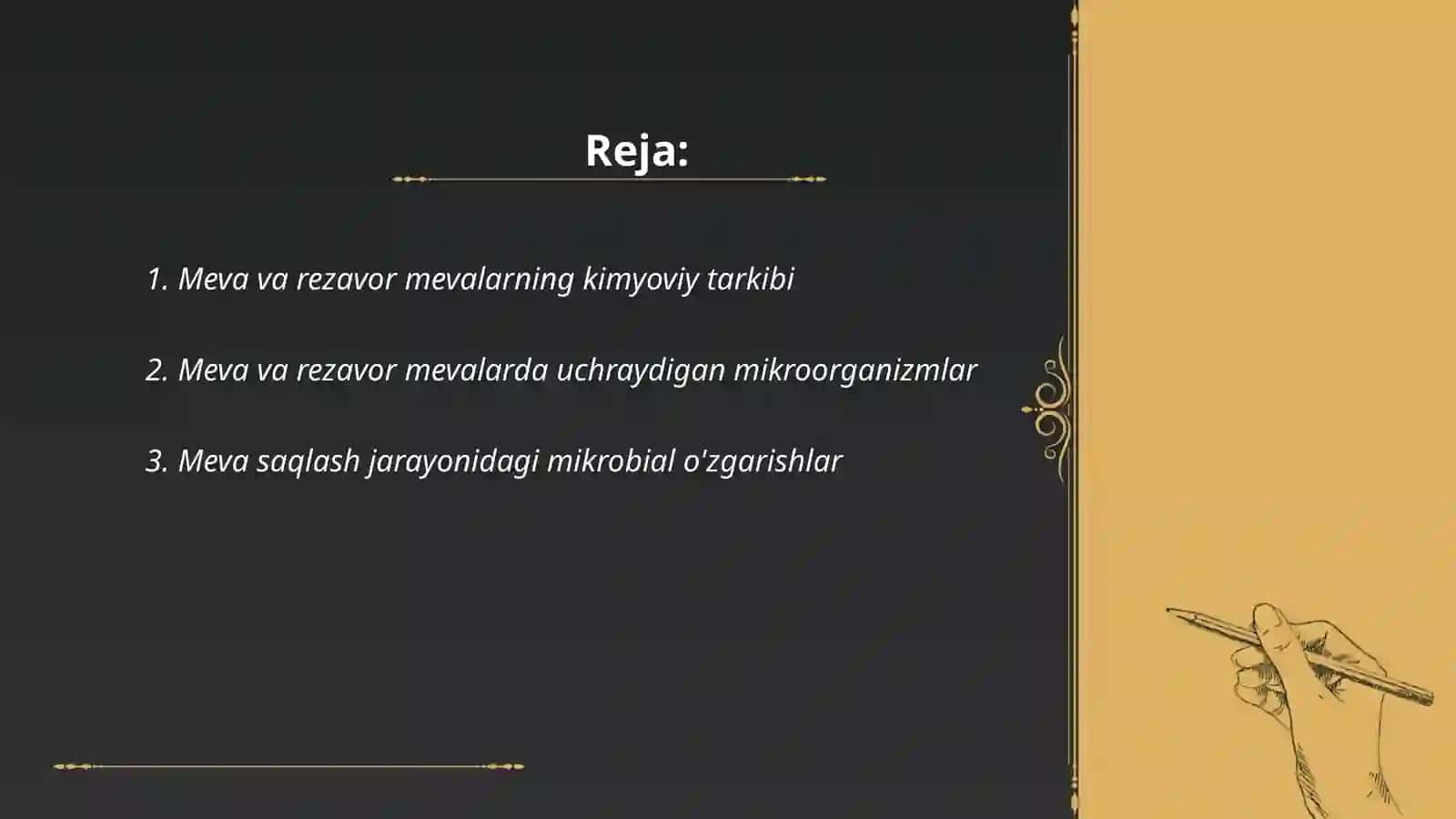 Meva va rezavor mevalar mikobiologiyasi 2