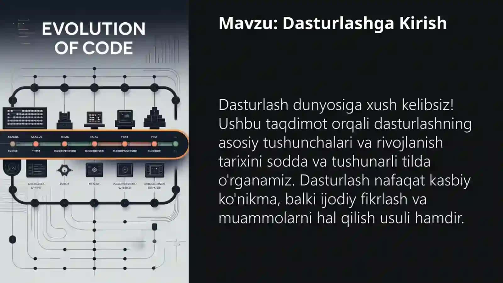 Dasturlashga Kirish 2
