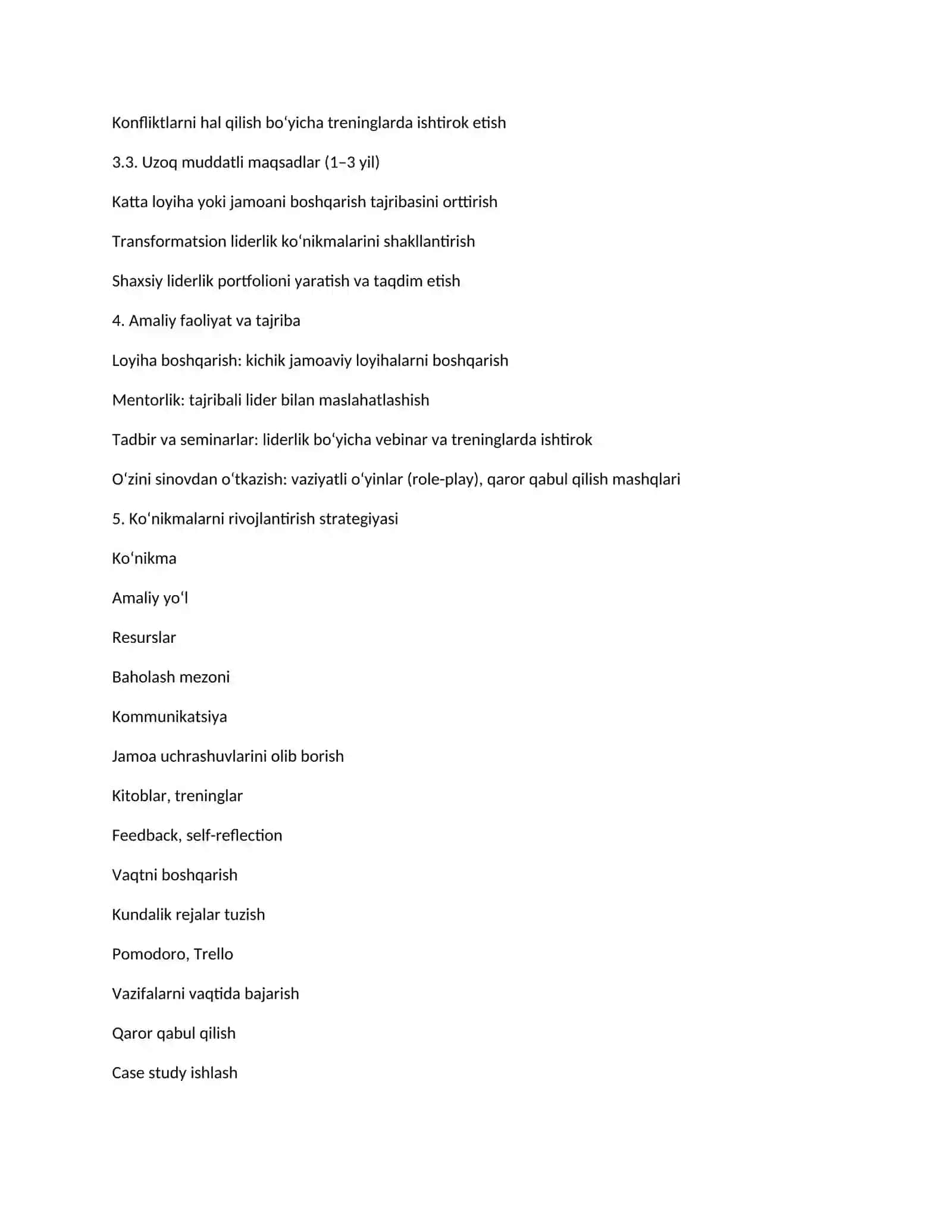 talim menejmenti ozini ozi rivojlantish portfoliyasi 2