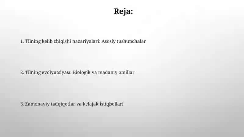 Tilningpaydobòlishitòĝrisidaginazariyalar 2