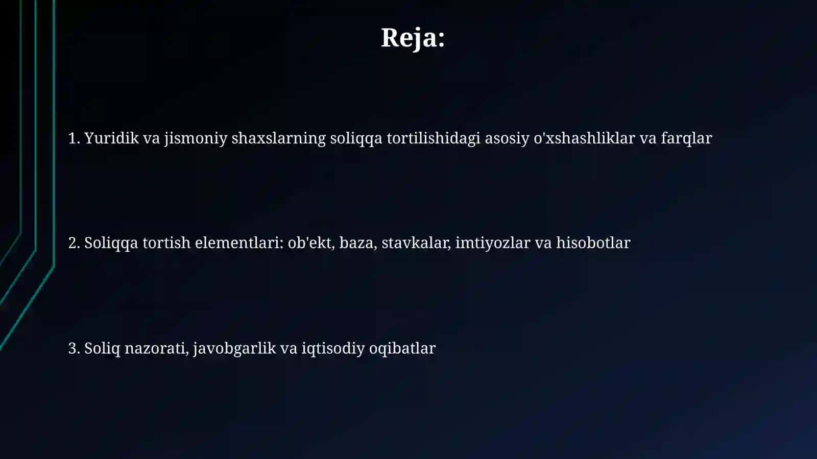 Soliqqa tortishning o'xshashliklari va farqlari 2