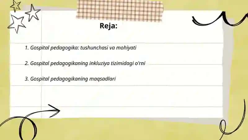 Gospital pedagogika: tushunchasi va mohiyati 2