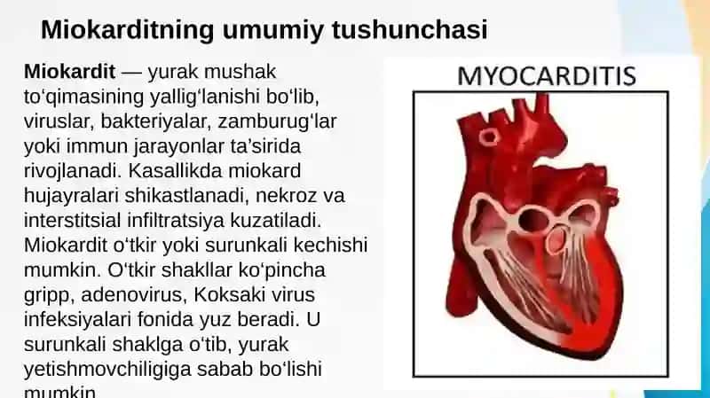 Miokardit va Kardiomiopatiyalar 2