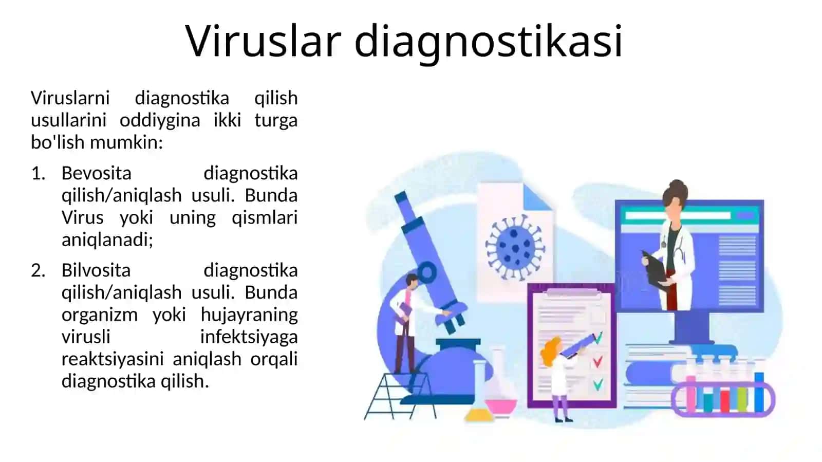 VIRUSLAR DIAGNOSTIKASI 2
