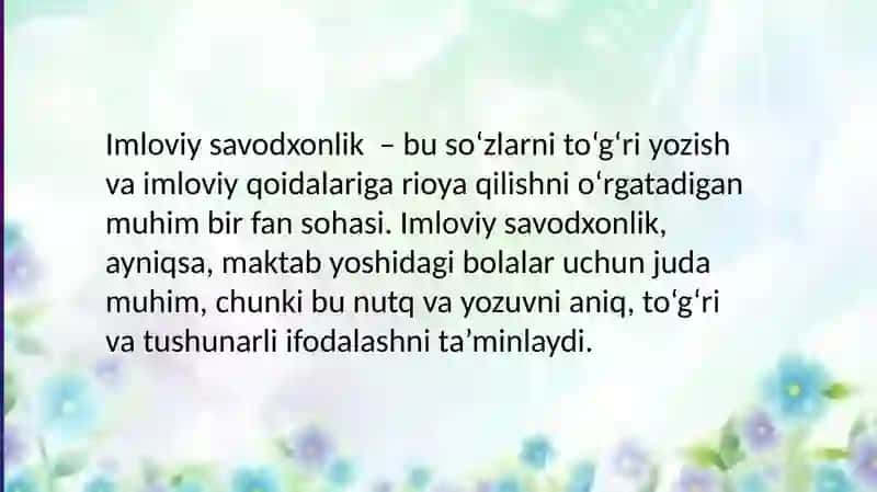Imloviysavodxonlik 2