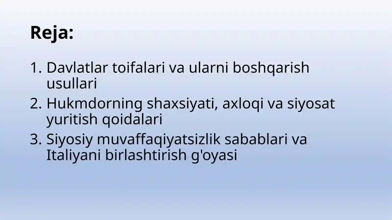 Makiavellining “Hukomdor” asari 2